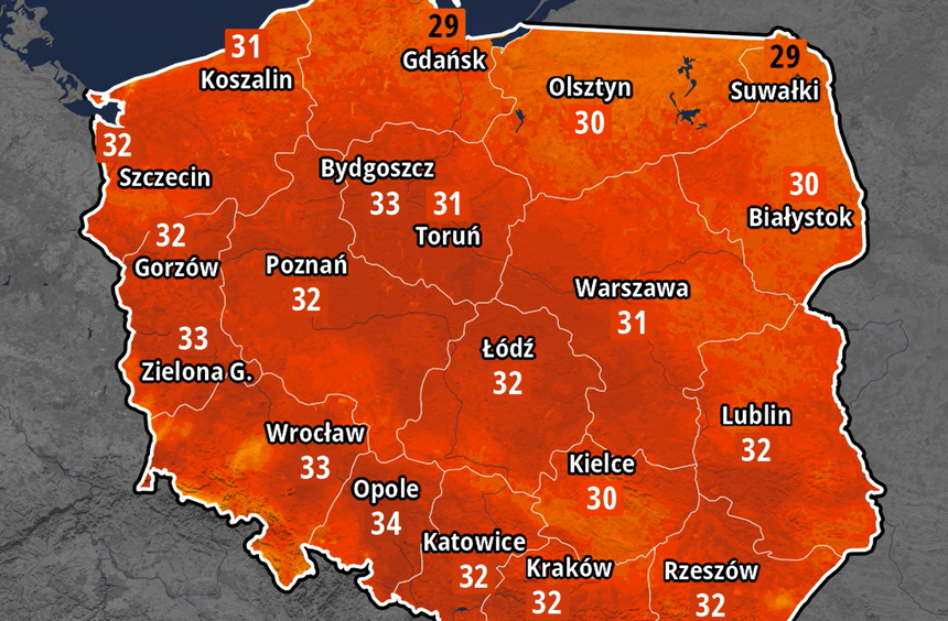 upał w Polsce