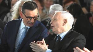 Mateusz Morawiecki i Jarosław Kaczyński