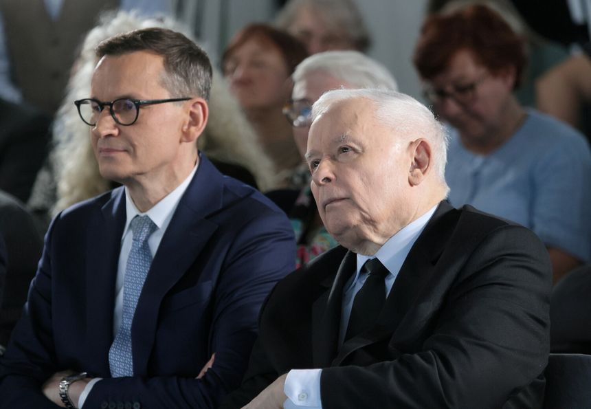 Mateusz Morawiecki i Jarosław Kaczyński