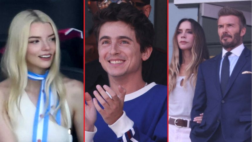 Anya Taylor-Joy, Timothee Chalamet, Victoria i David Beckham
