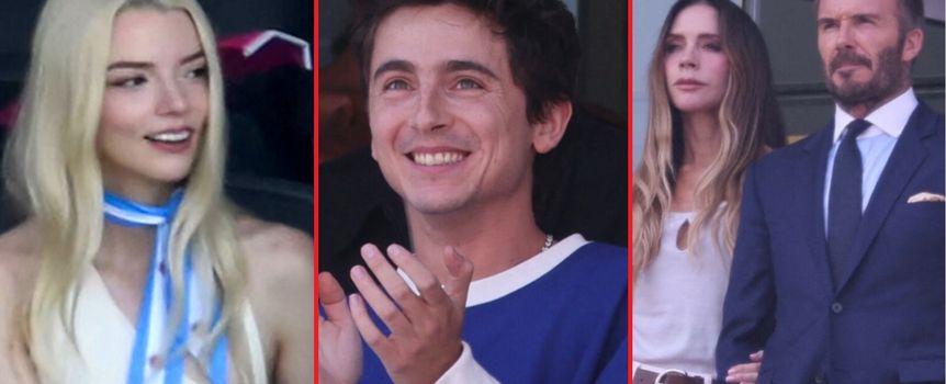Anya Taylor-Joy, Timothee Chalamet, Victoria i David Beckham