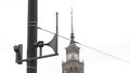 Syreny alarmowe w centrum Warszawy