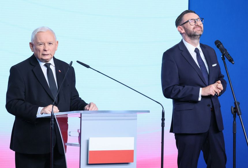 Jarosław Kaczyński i Daniel Obajtek