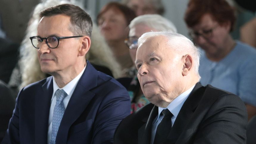 Mateusz Morawiecki i Jarosław Kaczyński