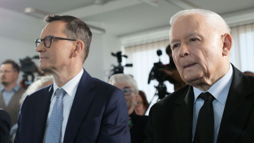 Mateusz Morawiecki i Jarosław Kaczyński