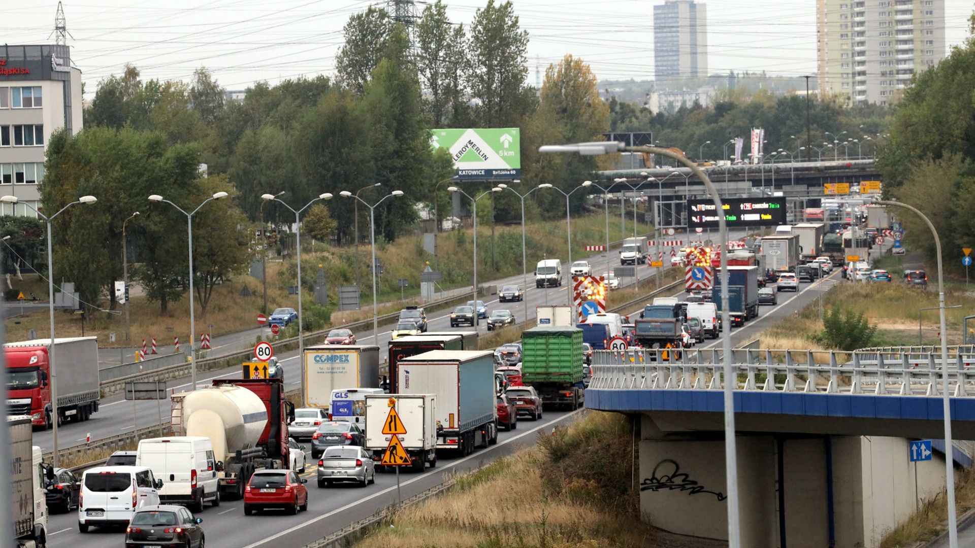 Komunikacyjny paraliż w Katowicach. W piątek zamkną kluczowe ulice