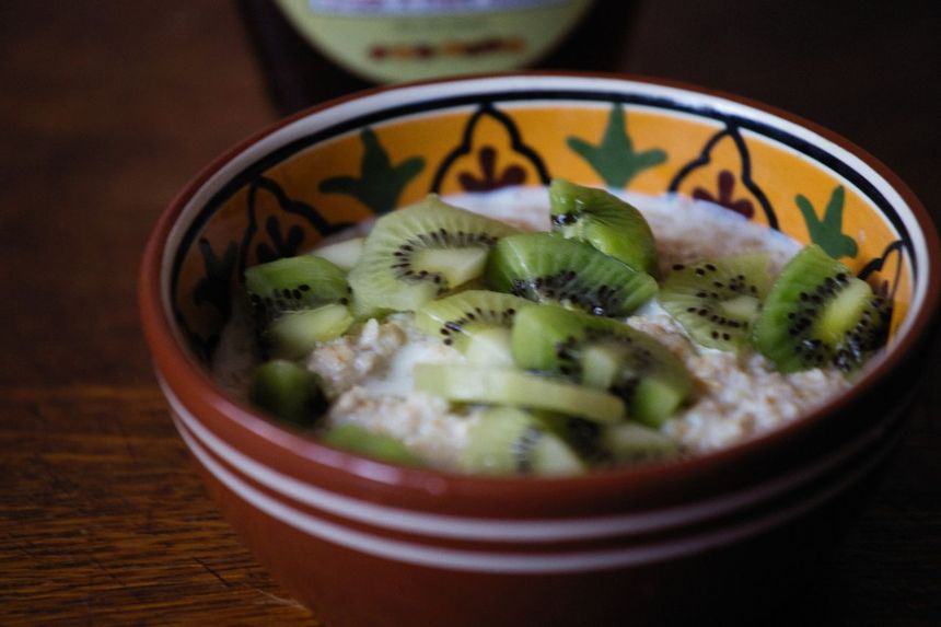Owsianka z kiwi