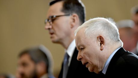 Mateusz Morawiecki i Jarosław Kaczyński