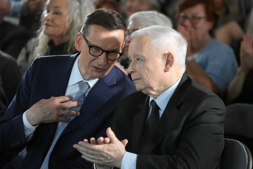 Mateusz Morawiecki i Jarosław Kaczyński