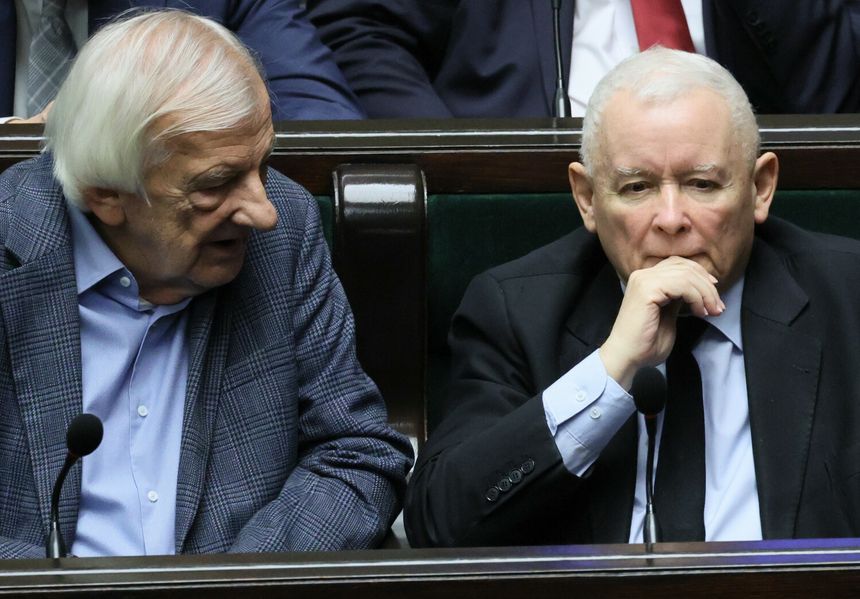 Ryszard Terlecki i Jarosław Kaczyński