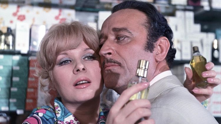 Nie lubię poniedziałku - Halina Kowalska, Kazimierz Witkiewicz - kadr z filmu PRL