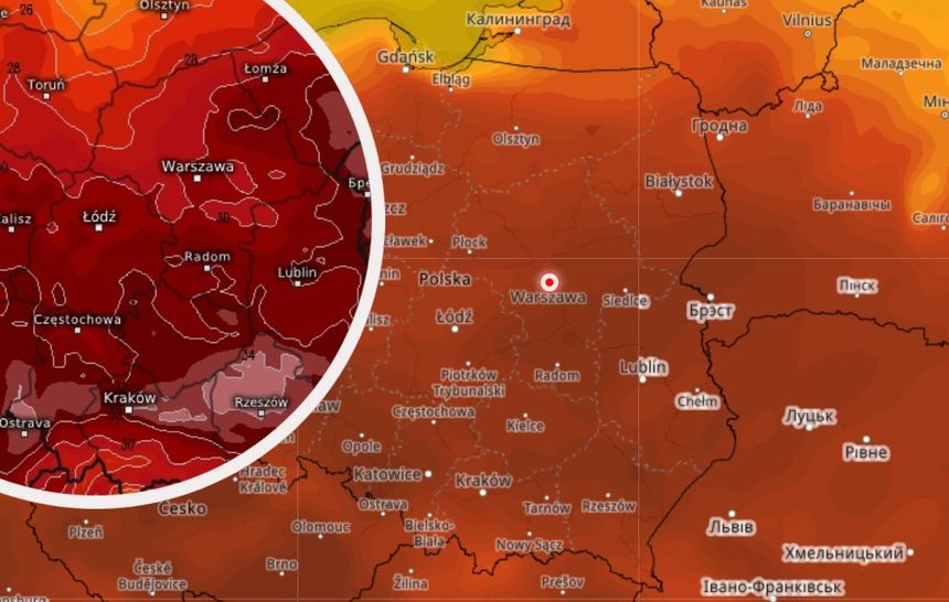 upały w Polsce