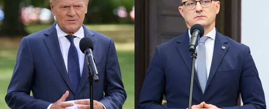 Tusk i Leśkiewicz