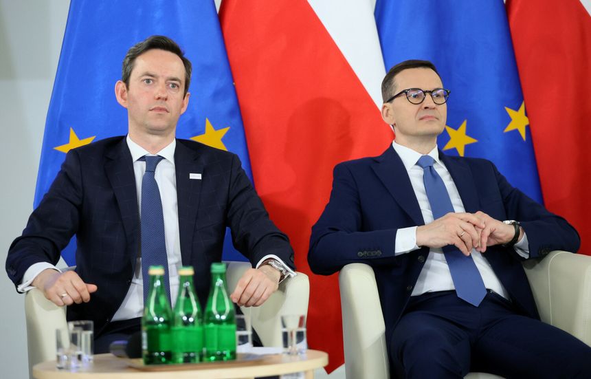 Marcin Ociepa i Mateusz Morawiecki 