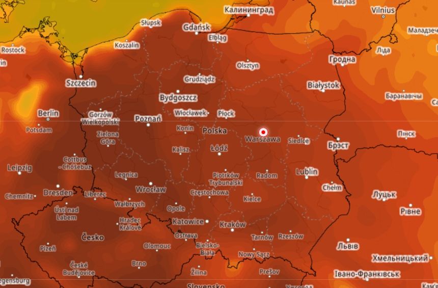 pogoda w piątek 31 lipca