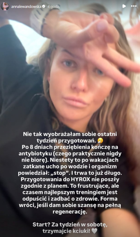 Problemy zdrowotne Anny Lewandowskiej. „Nie tak wyobrażałam sobie...”
