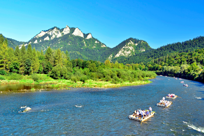 Pieniny, spływ Dunajcem