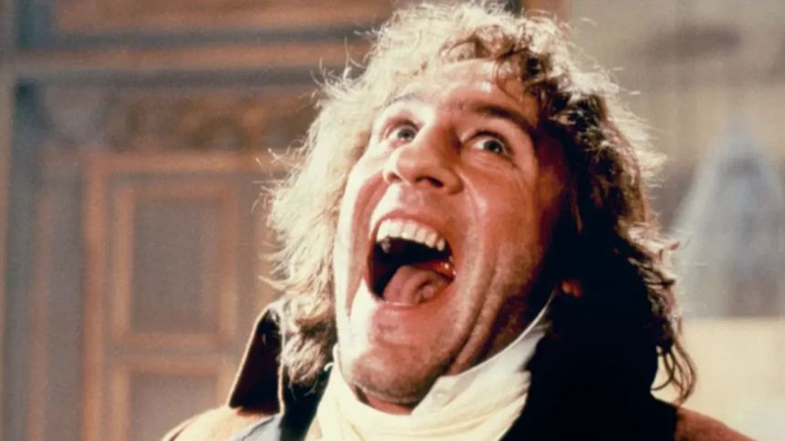 Danton - Gerard Depardieu - kadr z filmu Andrzeja Wajdy