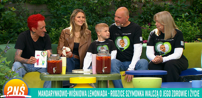 Michał Wiśniewski i Mandaryna wspierają zbiórkę na leczenie chorego Szymka w Pytaniu na Śniadanie