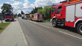 Wypadek z udziałem rowerzystki