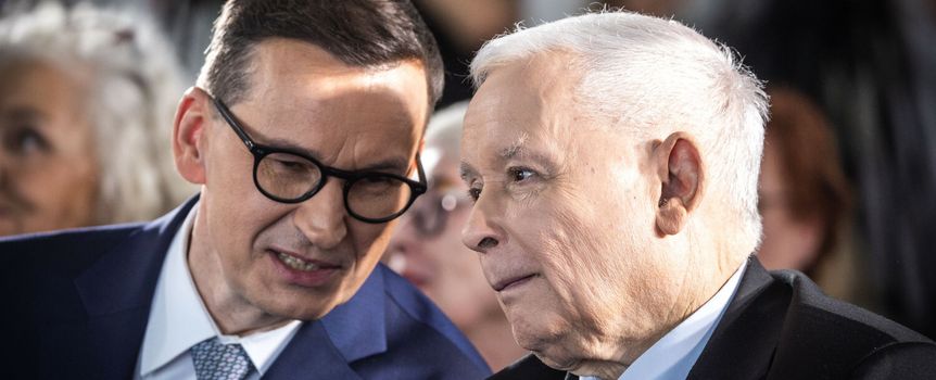 Mateusz Morawiecki i Jarosław Kaczyński