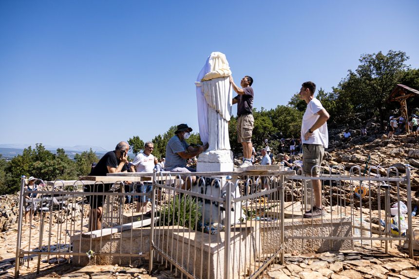 Sprofanowano symbole religijne w Medjugorje