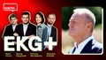 Na zdjęciu pięć osób przy logo tokfm; w prawej części widoczny Donald Tusk.