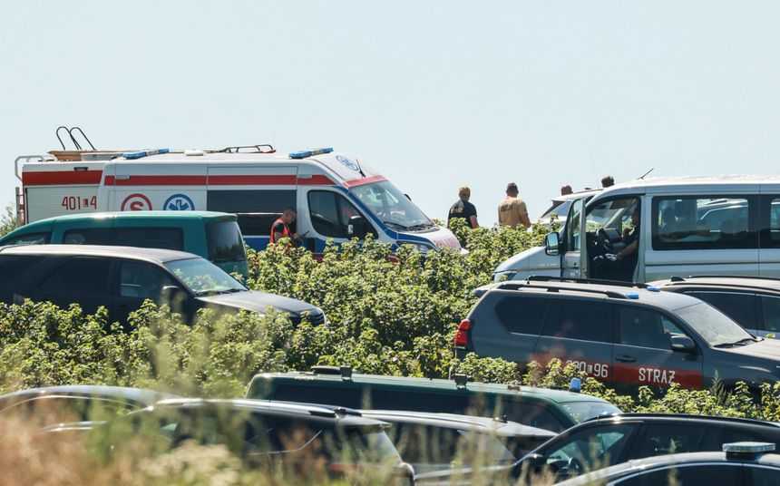 Rosyjska rakieta spadla i eksplodowała na polach w pobliżu miejscowości Tarnawa Kolonia na Lubelszczyźnie