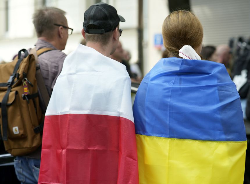 Manifestacja solidarności z Ukrainą 