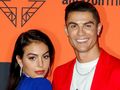 Cristiano Ronaldo i Georgina Rodriguez na czerwonym dywanie.
