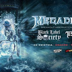 Megadeth w Krakowie 2027 - plakat