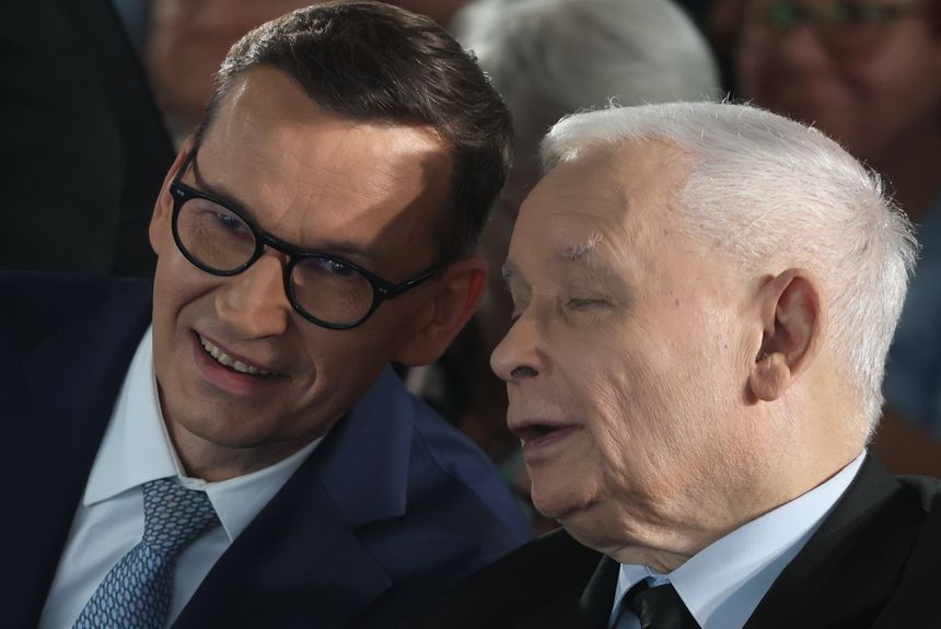 Mateusz Morawiecki i Jarosław Kaczyński