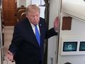 Donald Trump na pokładzie Air Force One
