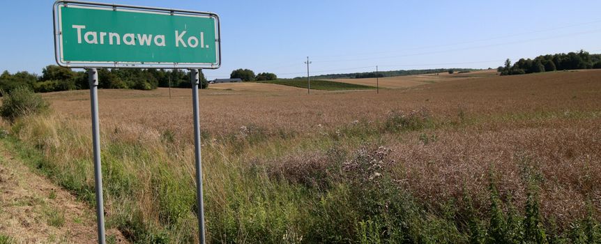 Tarnawa Kolonia - miejsce upadku rakiety