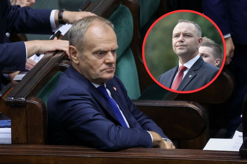 Donald Tusk i Karol Nawrocki