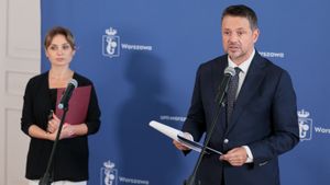  Izabela Marcewicz-Jendrysik i Rafał Trzaskowski