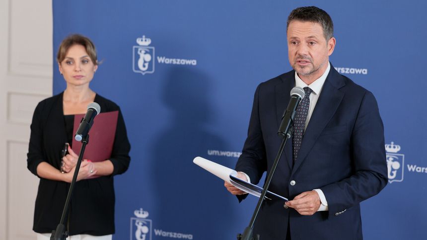  Izabela Marcewicz-Jendrysik i Rafał Trzaskowski