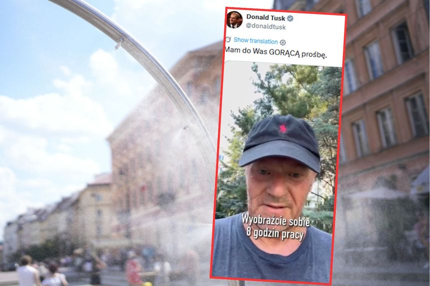 Tusk o upałach