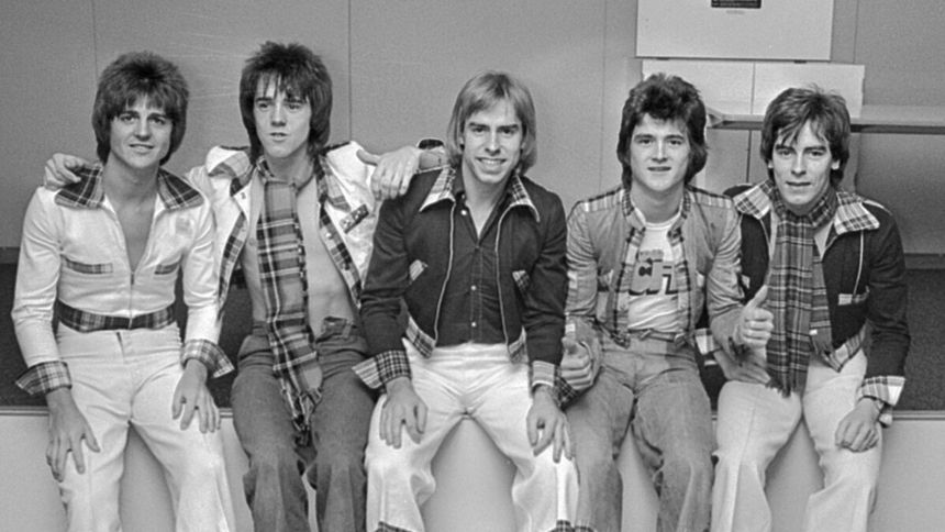 Zespół Bay City Rollers w Holandii w 1976 roku 