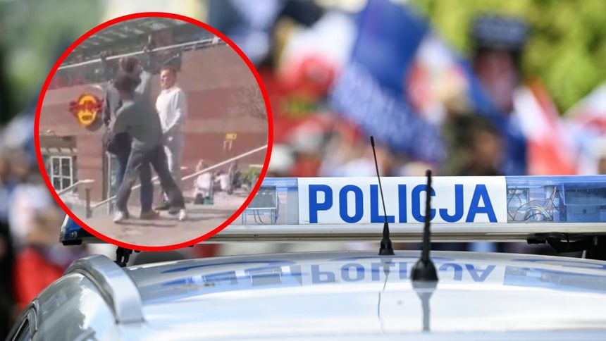 Atak w centrum Warszawy. Policja