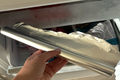 Folia aluminiowa w zamrażarce