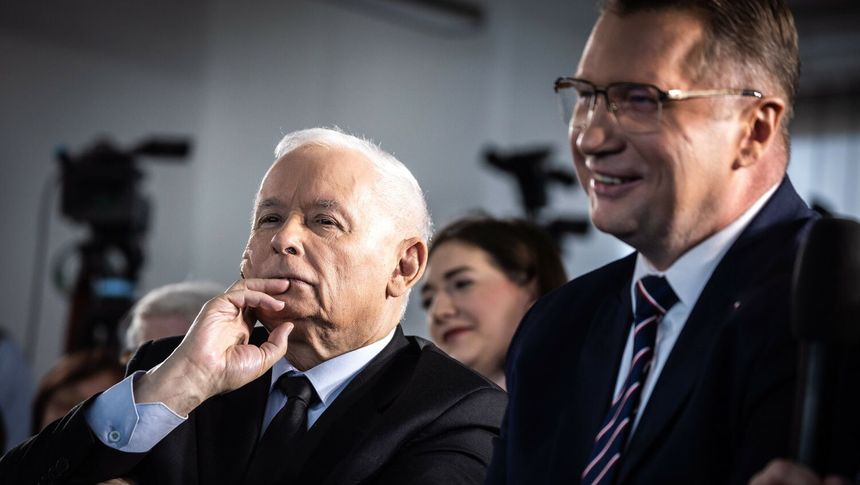 Jarosław Kaczyński i Przemysław Czarnek
