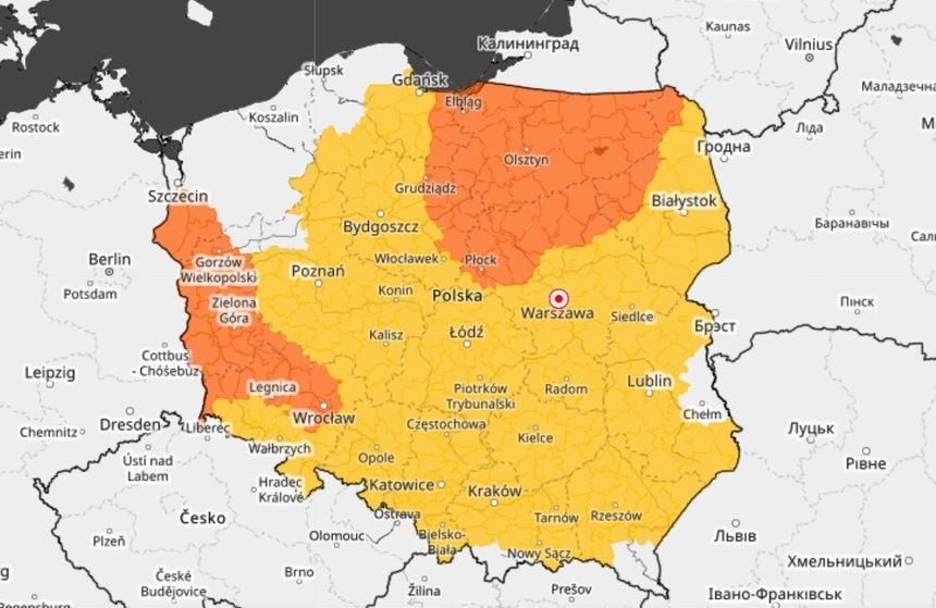 ostrzeżenia IMGW