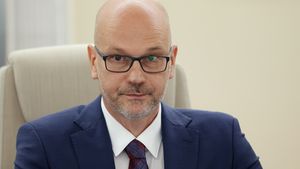 Maciej Berek na posiedzeniu rządu