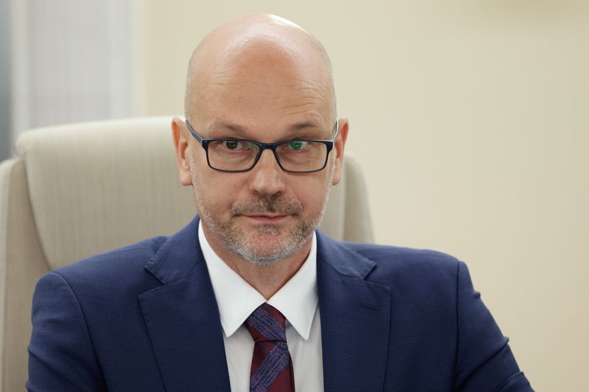 Maciej Berek na posiedzeniu rządu