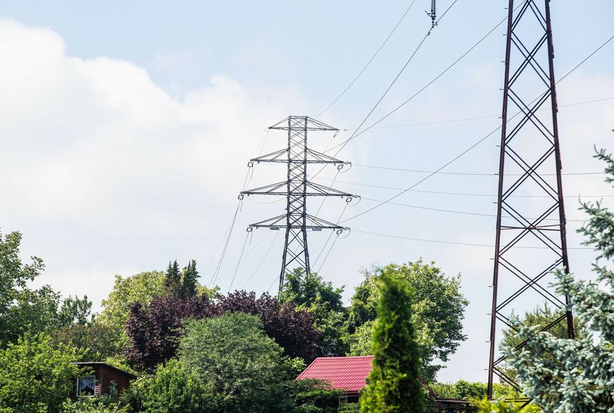 naziemna linia energetyczna