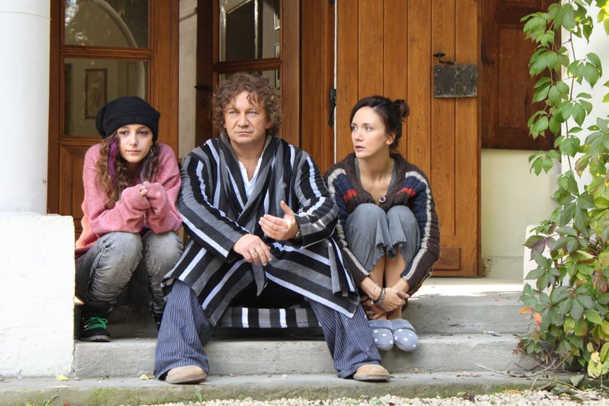 Agnieszka Pawełkiewicz (Kinga), Paweł Królikowski (Kusy), Ilona Ostrowska (Lucy) na planie Rancza