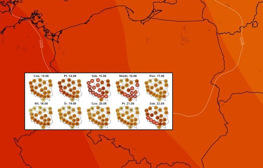 prognoza pogody na długi weekend