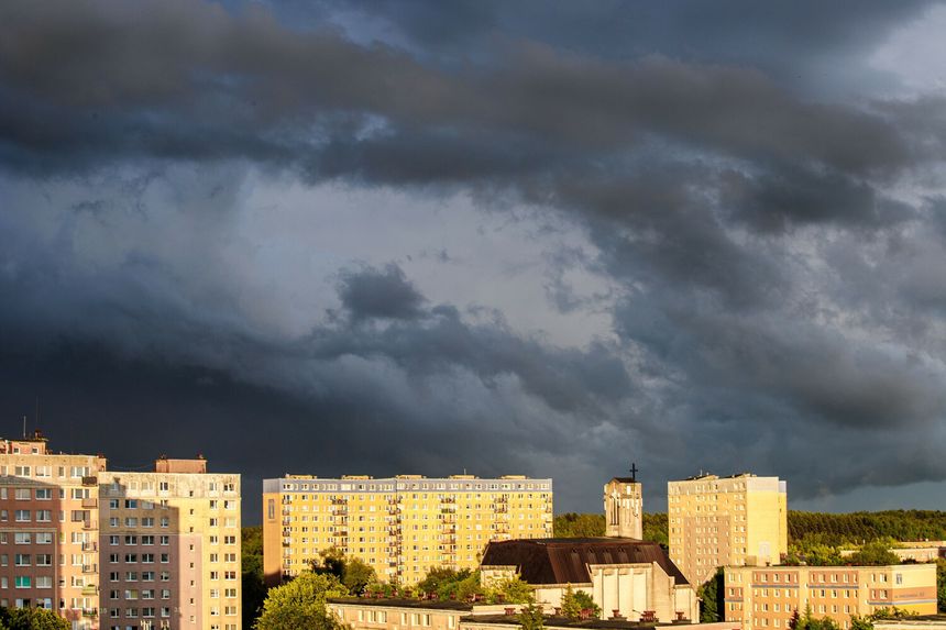 Chmury nad Olsztynem