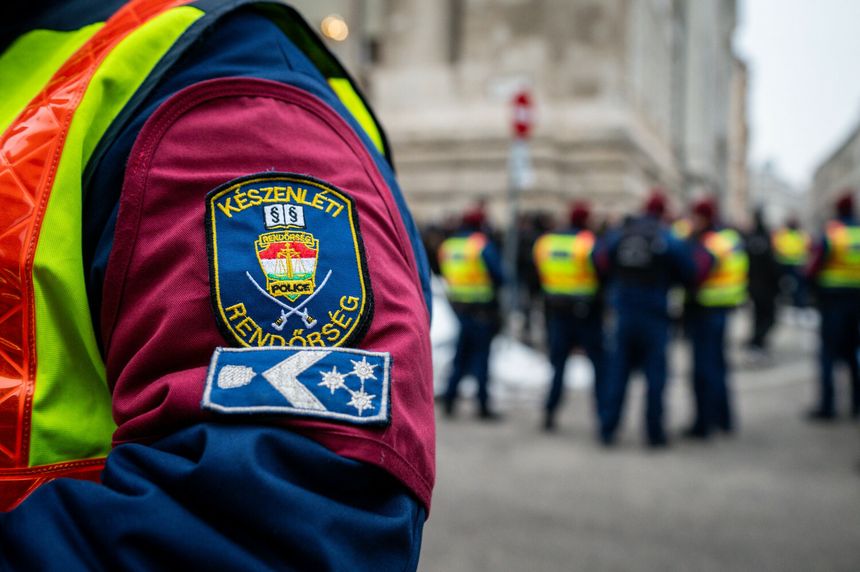 Węgierska policja (zdjęcie ilustracyjne) 